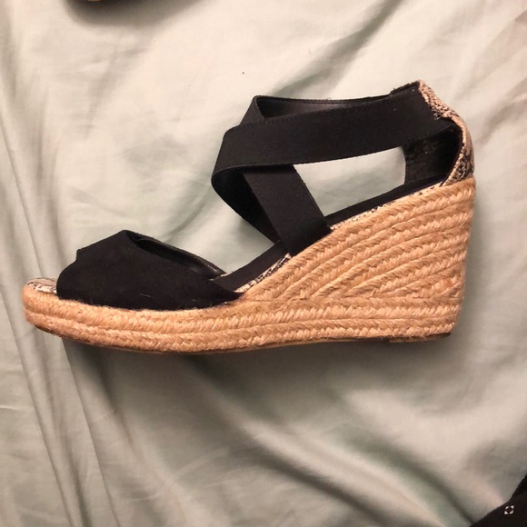 Shoes - Black Wedges
